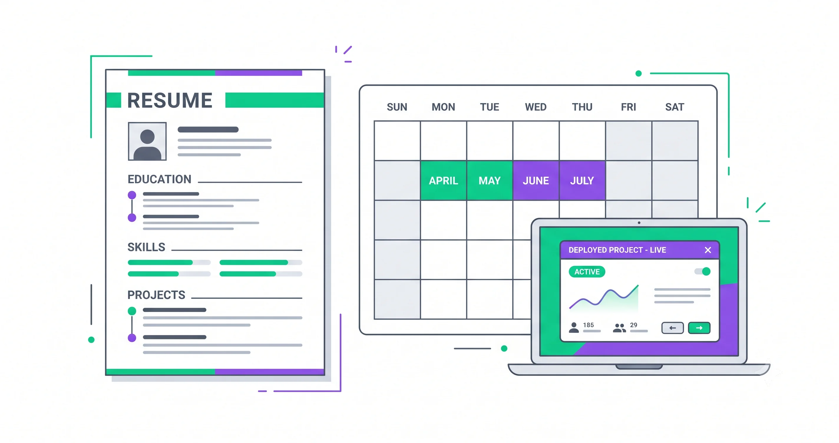 Internship Resume Guide for Indian Students — illustration