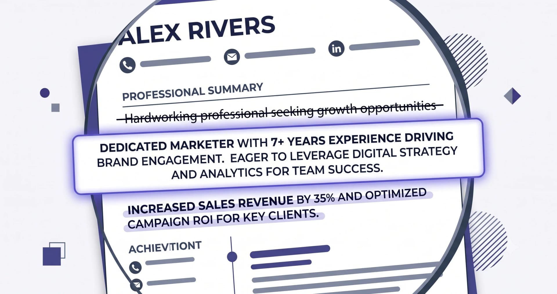How to Write Resume Bullet Points With Metrics — illustration