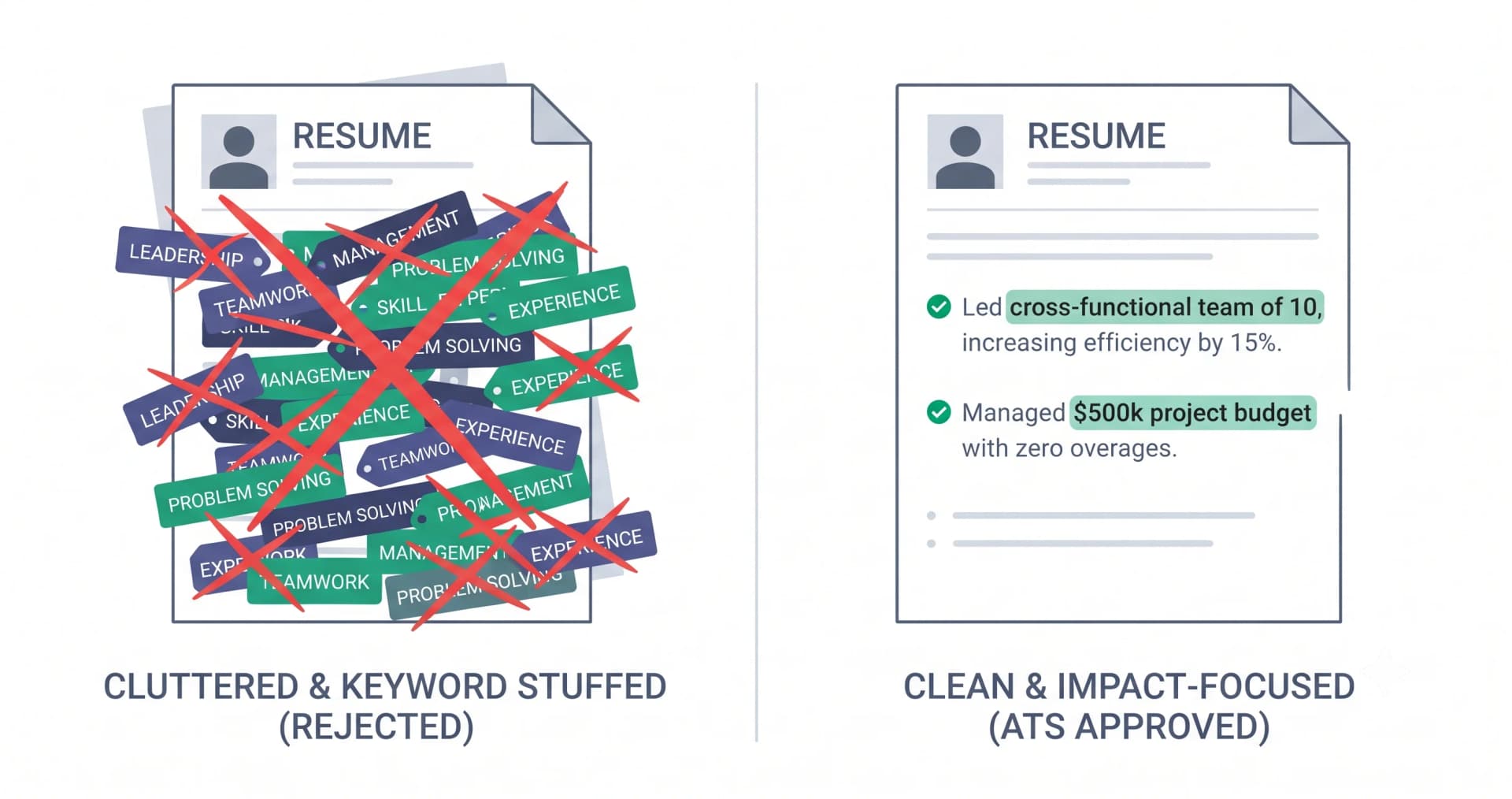 Beating the ATS Without Keyword Stuffing — illustration