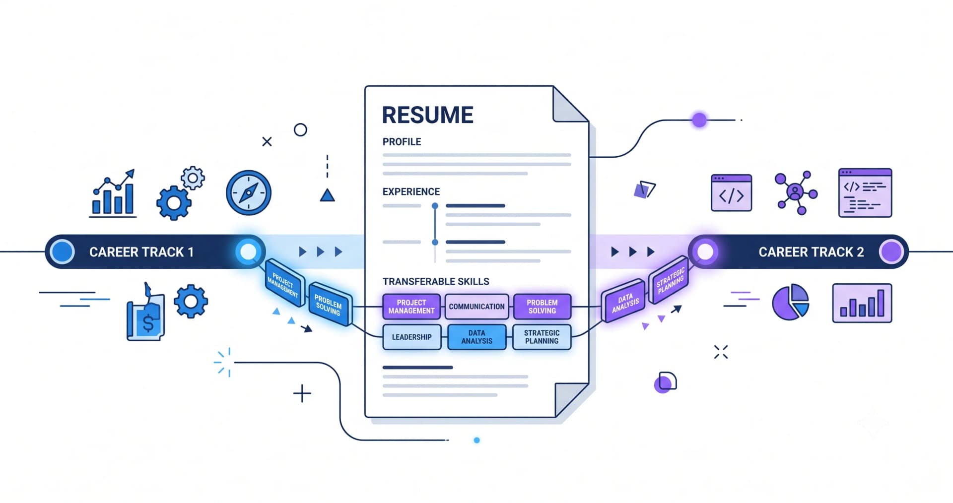 Career Change Resume: Making Unrelated Experience Count — illustration