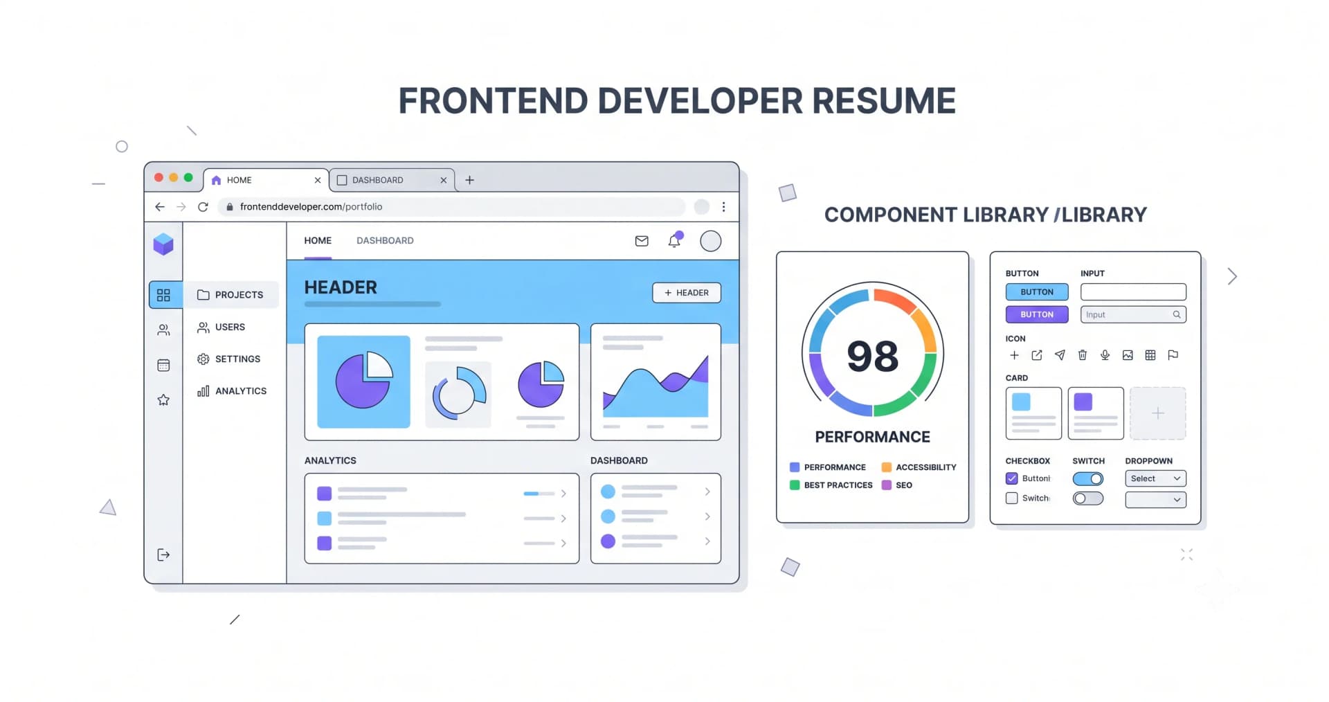 Frontend Developer Resume: Showing Real Product Work — illustration