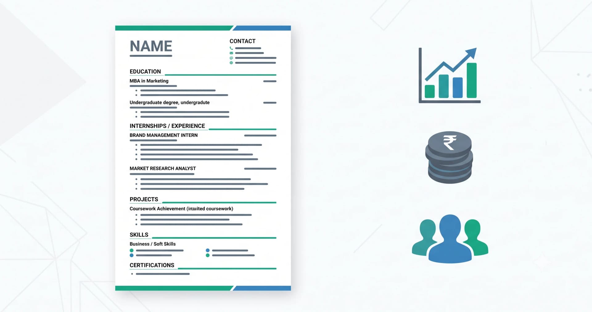 MBA Fresher Resume: What Placement Committees Look For — illustration